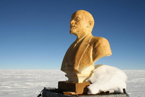 The Lenin statue in Antarctica
