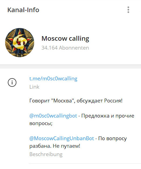 moscow calling